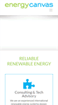 Mobile Screenshot of energycanvas.com